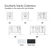 Kohler Southerk 36" bathroom vanity cabinet with sink and quartz top