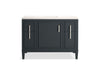 Kohler Southerk 48" bathroom vanity cabinet with sink and quartz top