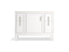 Kohler Southerk 48" bathroom vanity cabinet with sink and quartz top