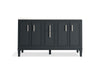 Kohler Southerk 60" bathroom vanity cabinet with sinks and quartz top