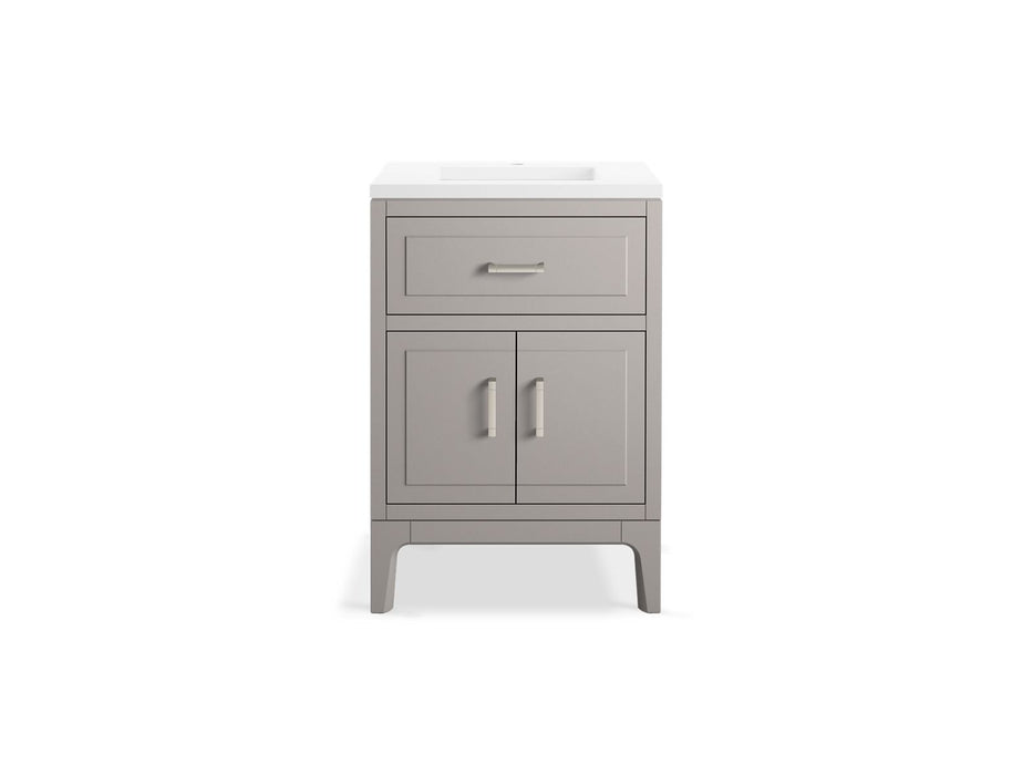 Kohler Seer 24" bathroom vanity cabinet with sink and quartz top