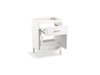 Kohler Seer 24" bathroom vanity cabinet with sink and quartz top