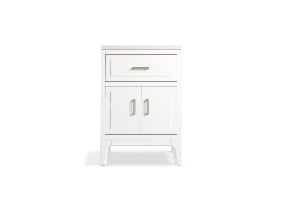 Kohler Seer 24" bathroom vanity cabinet with sink and quartz top
