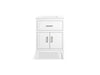 Kohler Seer 24" bathroom vanity cabinet with sink and quartz top
