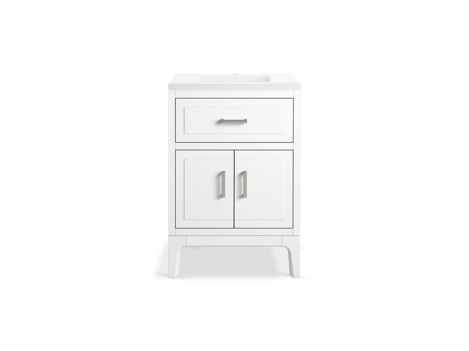 Kohler Seer 24" bathroom vanity cabinet with sink and quartz top