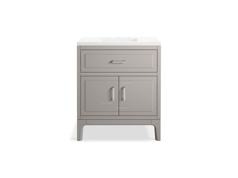 Kohler Seer 30" bathroom vanity cabinet with sink and quartz top