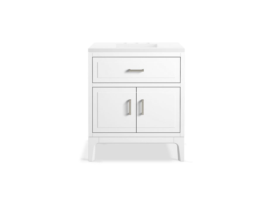 Kohler Seer 30" bathroom vanity cabinet with sink and quartz top