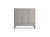 Kohler Seer 36" bathroom vanity cabinet with sink and quartz top