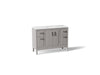 Kohler Seer 48" bathroom vanity cabinet with sink and quartz top