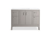 Kohler Seer 48" bathroom vanity cabinet with sink and quartz top
