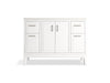 Kohler Seer 48" bathroom vanity cabinet with sink and quartz top