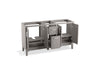 Kohler Seer 60" bathroom vanity cabinet with sinks and quartz top