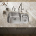 KOHLER K-3355 Undertone 30-3/4" undermount double-bowl kitchen sink