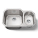 KOHLER Undertone 30-3/4" undermount double-bowl kitchen sink
