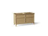 Kohler Artifacts 60" bathroom vanity cabinet