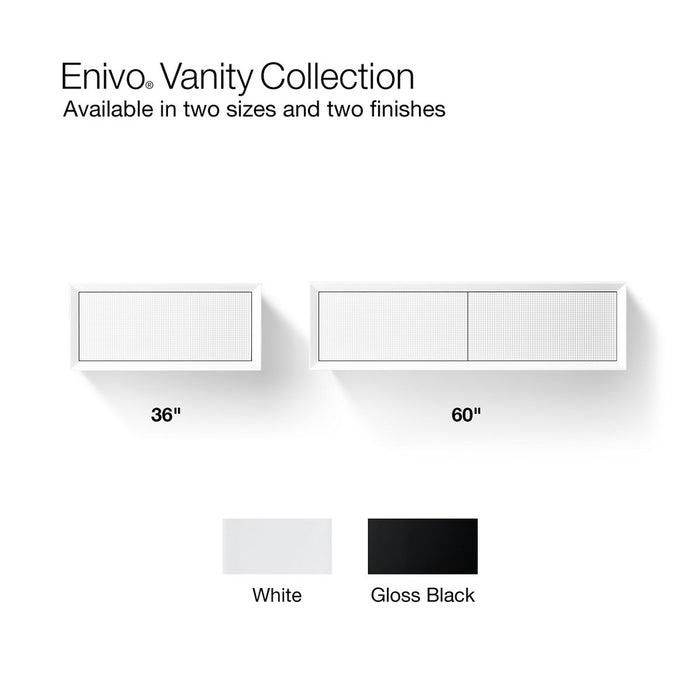 KOHLER KOHLER K-33563 Enivo 60" wall-hung bathroom vanity cabinet