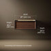 Kohler Lodern 36" wall-hung bathroom vanity cabinet