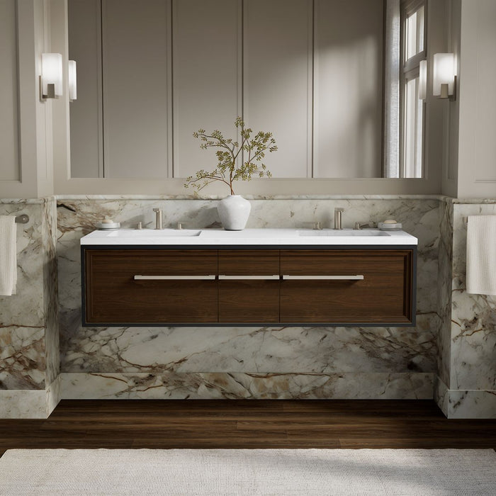 Kohler Lodern 60" wall-hung bathroom vanity cabinet