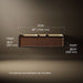 Kohler Lodern 60" wall-hung bathroom vanity cabinet