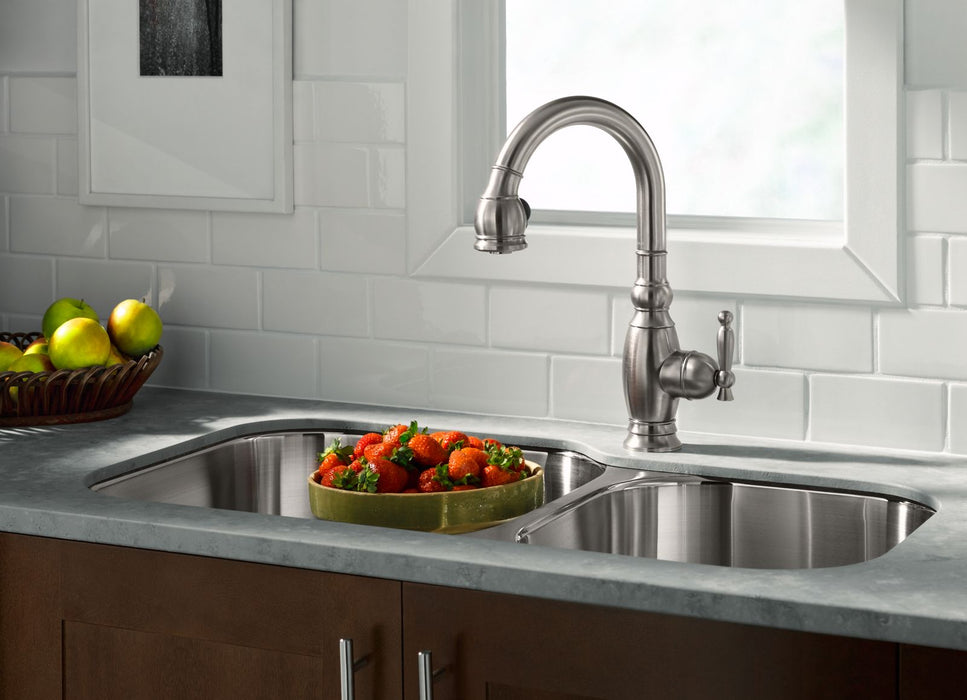 KOHLER K-3356 Undertone 35-1/4 undermount double-bowl kitchen sink