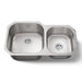 KOHLER Undertone 35-1/4 undermount double-bowl kitchen sink