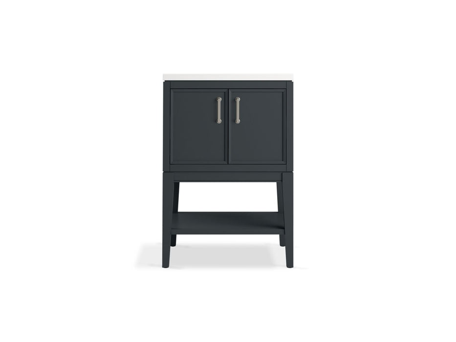 Kohler Winnow 24" bathroom vanity cabinet with sink and quartz top