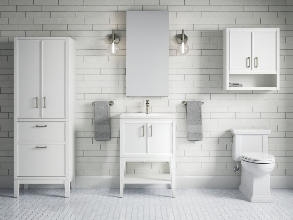 Kohler Winnow 24" bathroom vanity cabinet with sink and quartz top