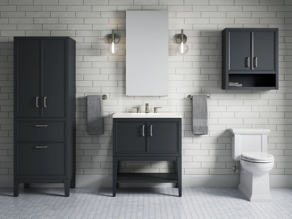Kohler Winnow 30" bathroom vanity cabinet with sink and quartz top