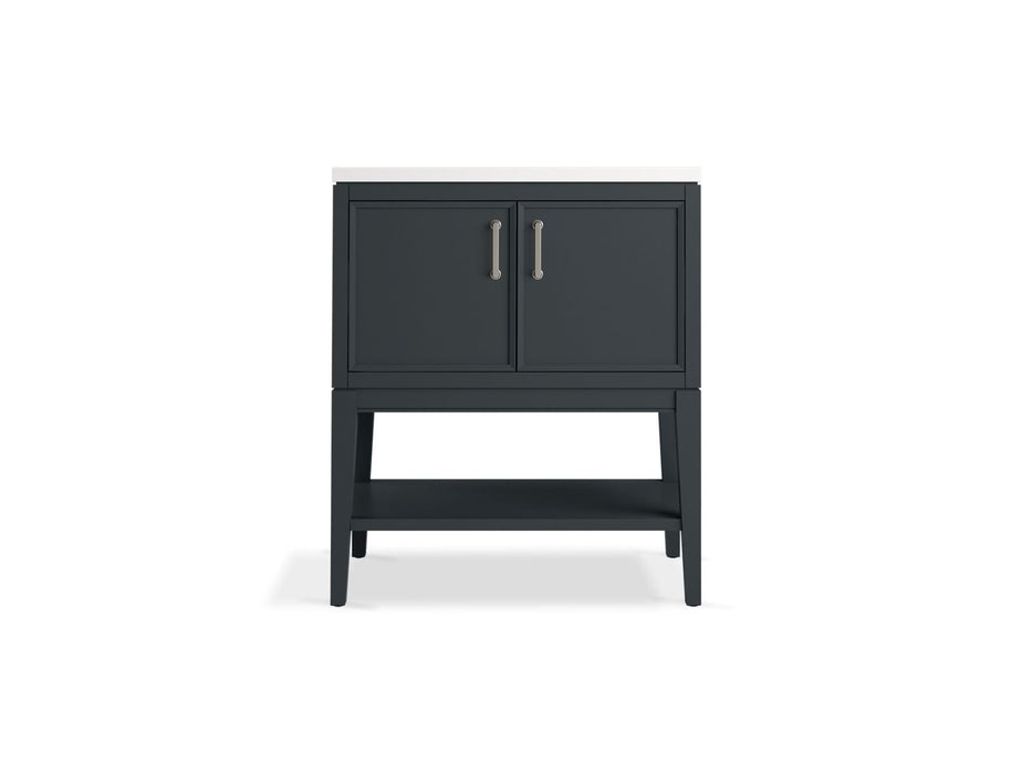 Kohler Winnow 30" bathroom vanity cabinet with sink and quartz top