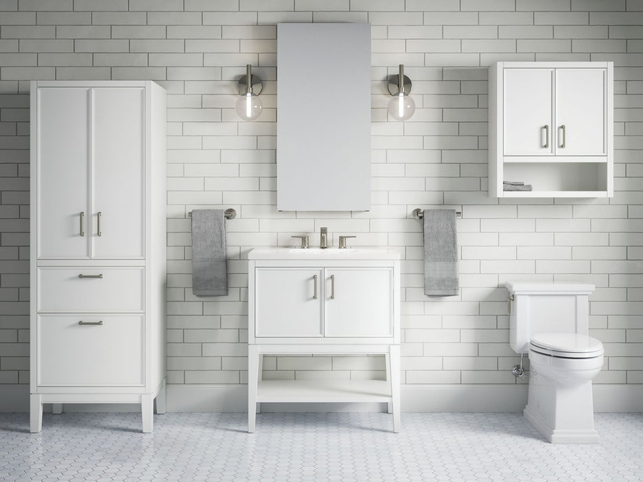 Kohler Winnow 30" bathroom vanity cabinet with sink and quartz top