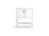 Kohler Winnow 30" bathroom vanity cabinet with sink and quartz top