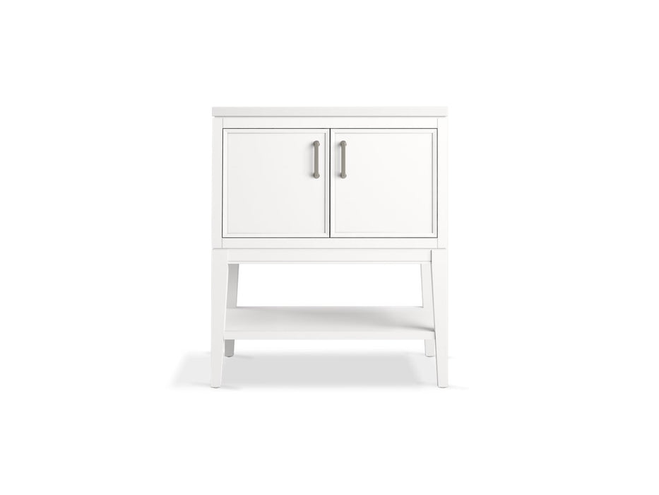 Kohler Winnow 30" bathroom vanity cabinet with sink and quartz top