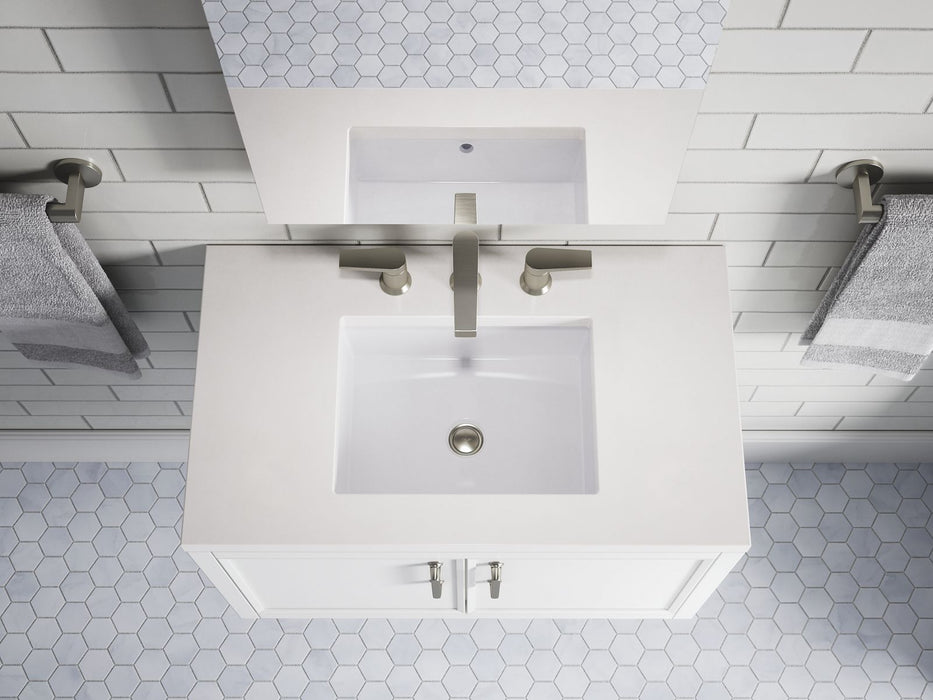 Kohler Winnow 30" bathroom vanity cabinet with sink and quartz top