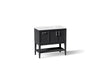 Kohler Winnow 36" bathroom vanity cabinet with sink and quartz top