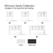 Kohler Winnow 36" bathroom vanity cabinet with sink and quartz top