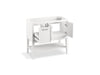 Kohler Winnow 36" bathroom vanity cabinet with sink and quartz top