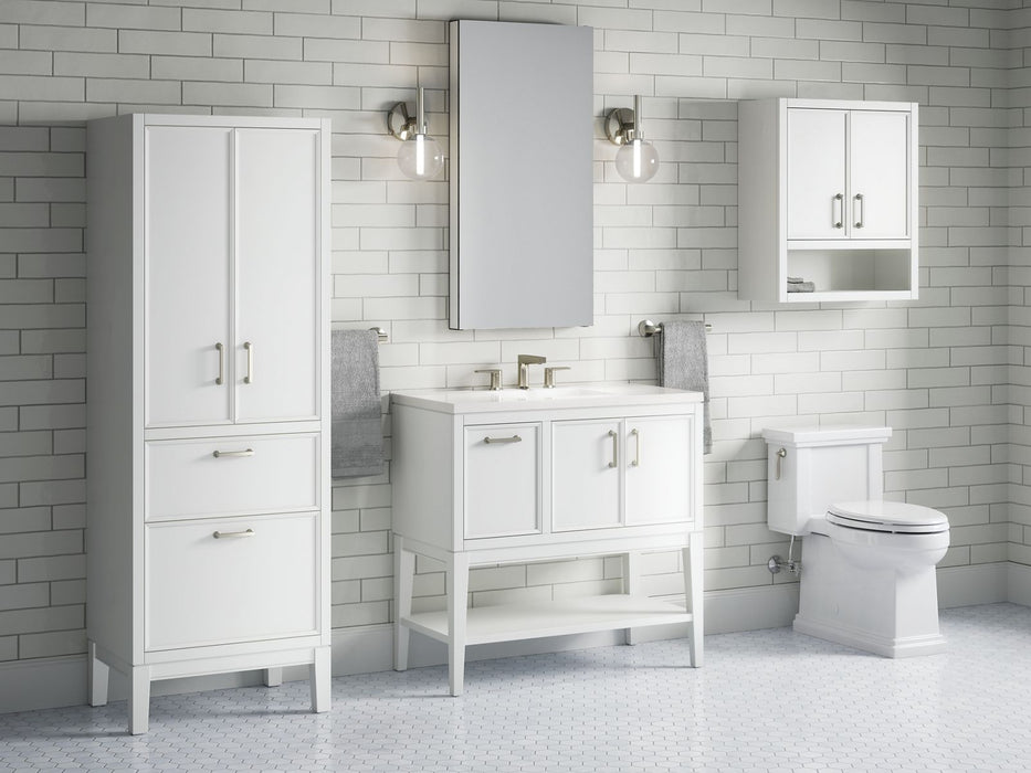 Kohler Winnow 36" bathroom vanity cabinet with sink and quartz top