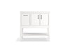 Kohler Winnow 36" bathroom vanity cabinet with sink and quartz top