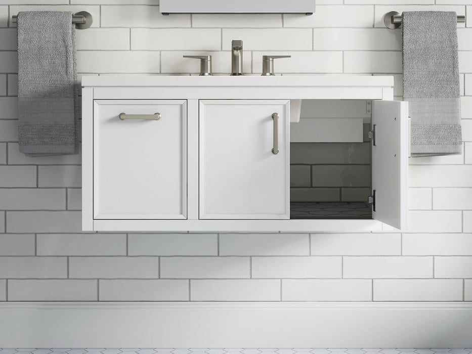 Kohler Winnow 36" bathroom vanity cabinet with sink and quartz top