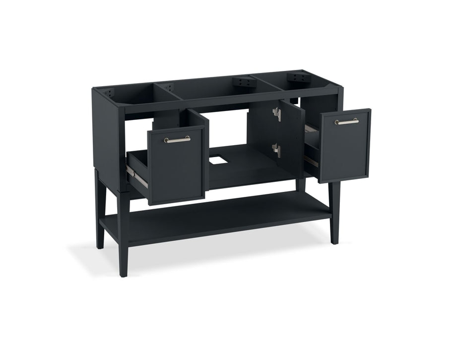 KOHLER KOHLER K-33580-ASB Winnow 48" bathroom vanity cabinet with sink and quartz top