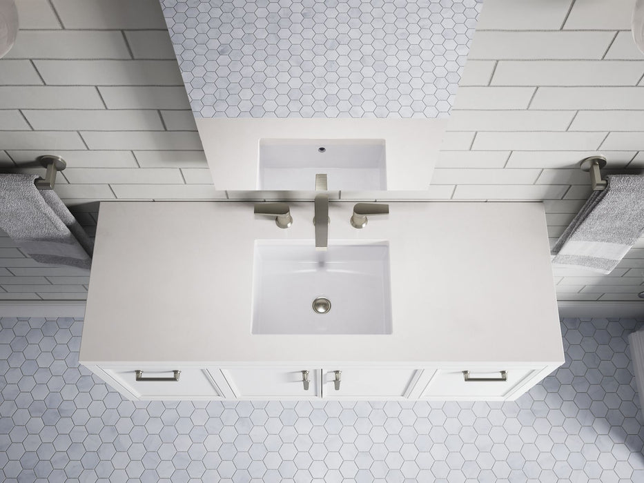 KOHLER KOHLER K-33580-ASB Winnow 48" bathroom vanity cabinet with sink and quartz top