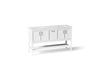 KOHLER K-33581-ASB Winnow 60" bathroom vanity cabinet with sinks and quartz top