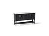 Kohler Winnow 60" bathroom vanity cabinet with sinks and quartz top