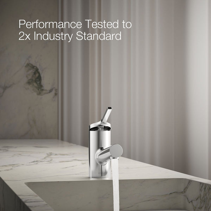 KOHLER K-33590-4 Elate Single-handle bathroom sink faucet, 1.2 gpm