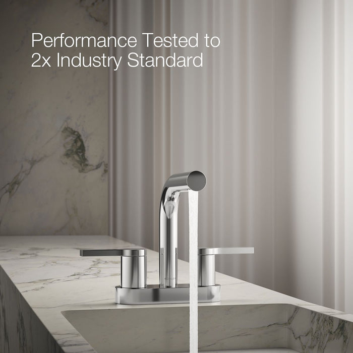 KOHLER K-33591-4N Elate Centerset bathroom sink faucet, 0.5 gpm