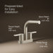 Kohler Elate Centerset bathroom sink faucet, 0.5 gpm