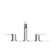 KOHLER K-33592-4 Elate Widespread bathroom sink faucet, 1.2 gpm, polished chrome - view 5