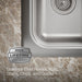 KOHLER K-3361-4 Staccato 33" top-mount double-bowl kitchen sink, stainless steel - view 3