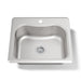 Kohler Staccato 25" top-mount single-bowl kitchen sink