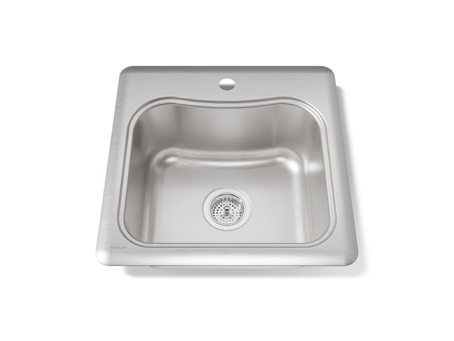 KOHLER K-3363-1 Staccato 20" top-mount single-bowl bar sink